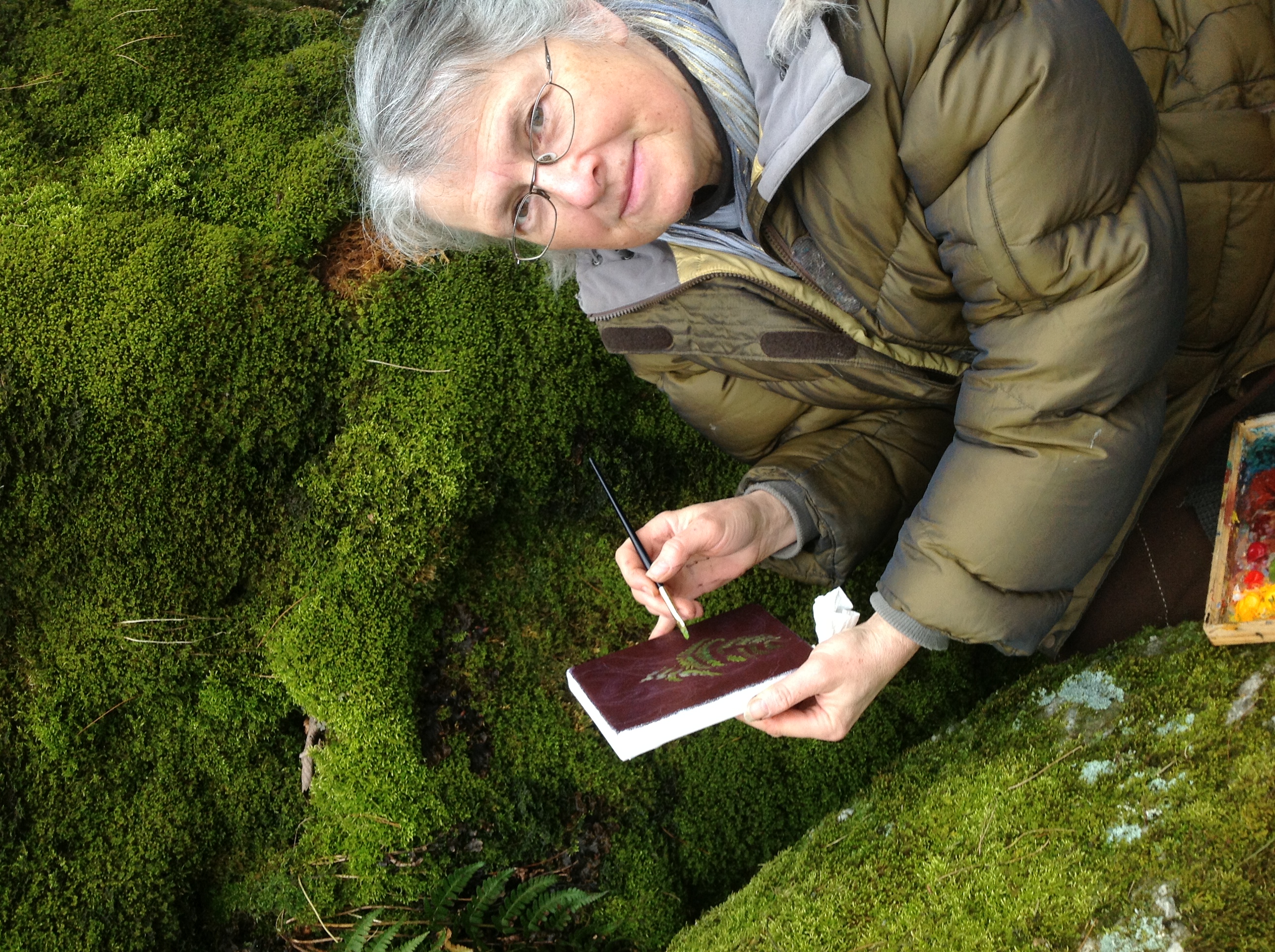 Aleta painting ferns